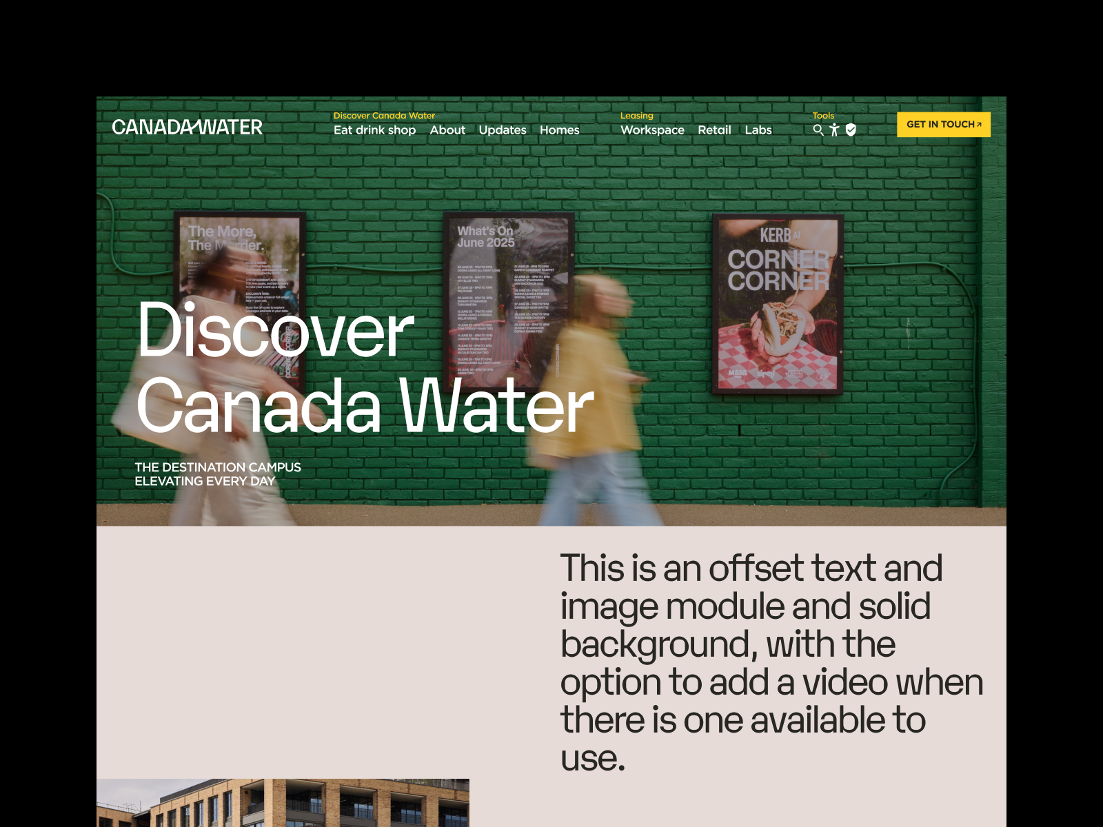 Canada Water project visual 5